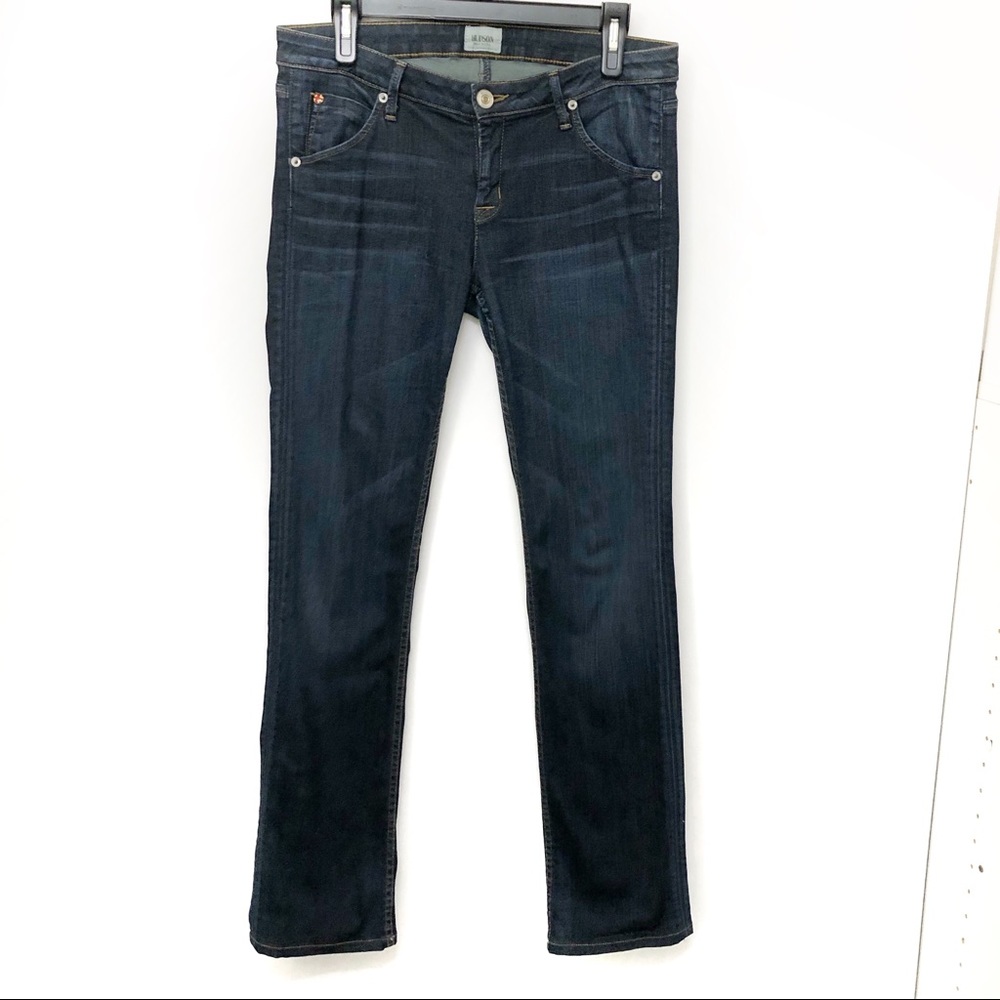 Hudson Jeans Straight Leg Dark Wash Jeans